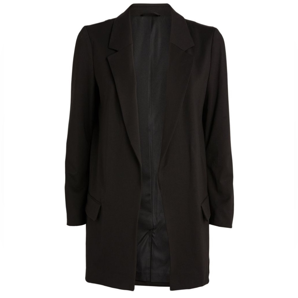 All Saints Black Aleida Jersey Blazer
